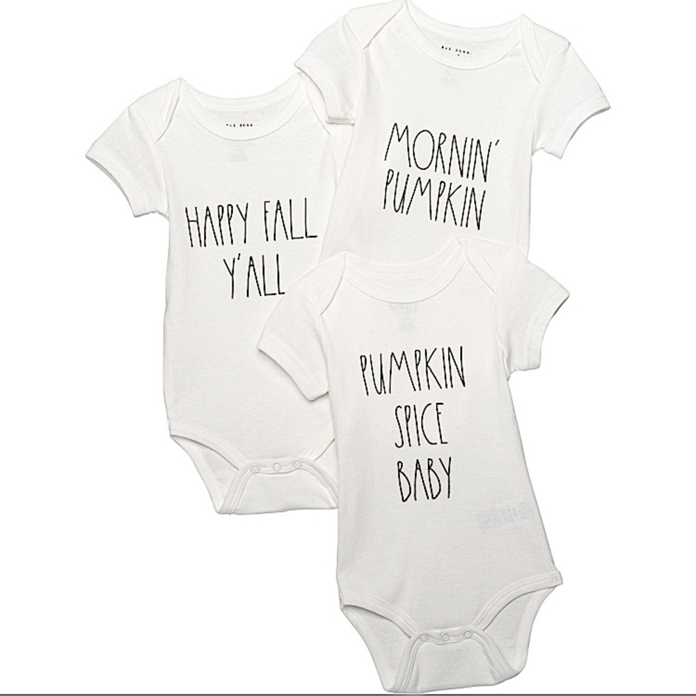 3-6 month baby bodysuits Rae Dunn
